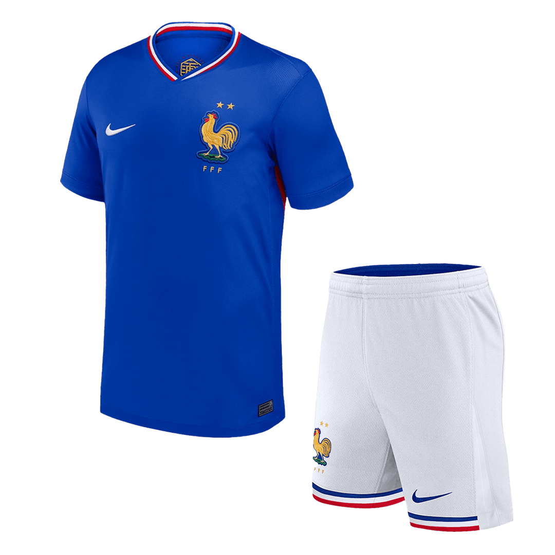 Maillot de foot domicile France Enfant (Maillot + Short) Euro 2024