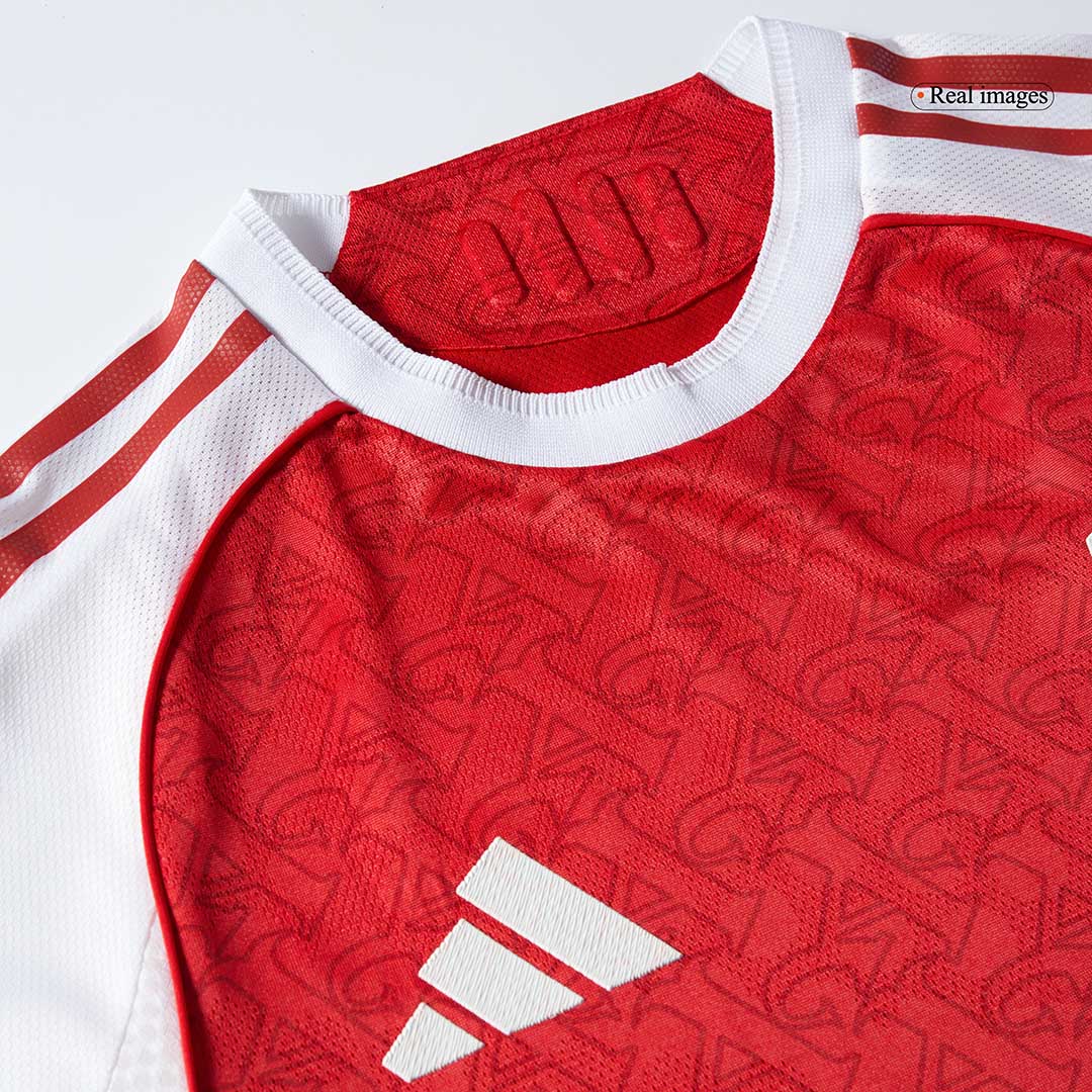 Soccer Kits Authentic GYÖKERES #14 Arsenal Home Soccer Jersey 2025/26 Red