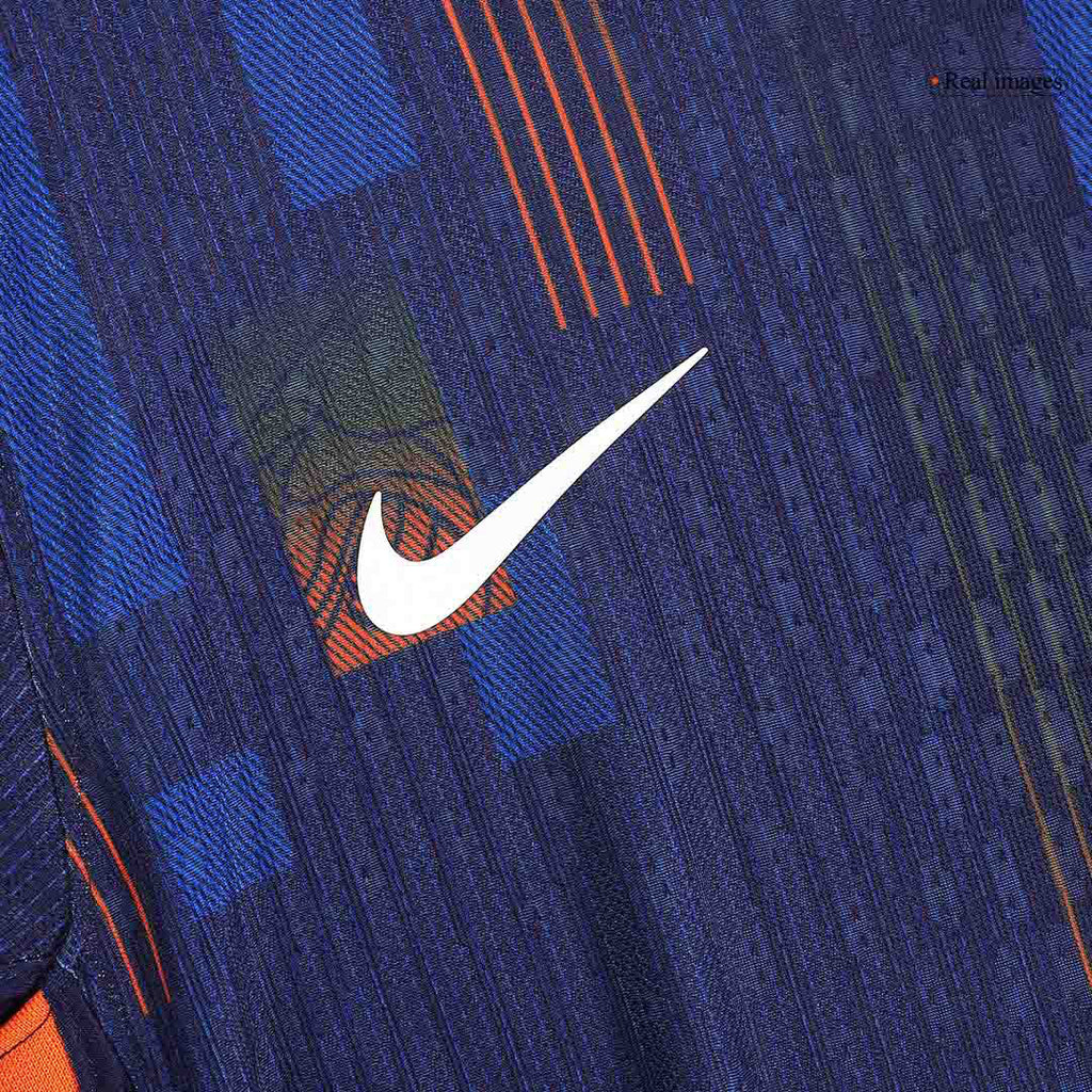 Soccer Kits Authentic Netherlands Away Soccer Jersey Euro 2024