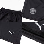 Camiseta de visitante del Manchester City para niño (camiseta y pantalón corto) 2025/26, color negro