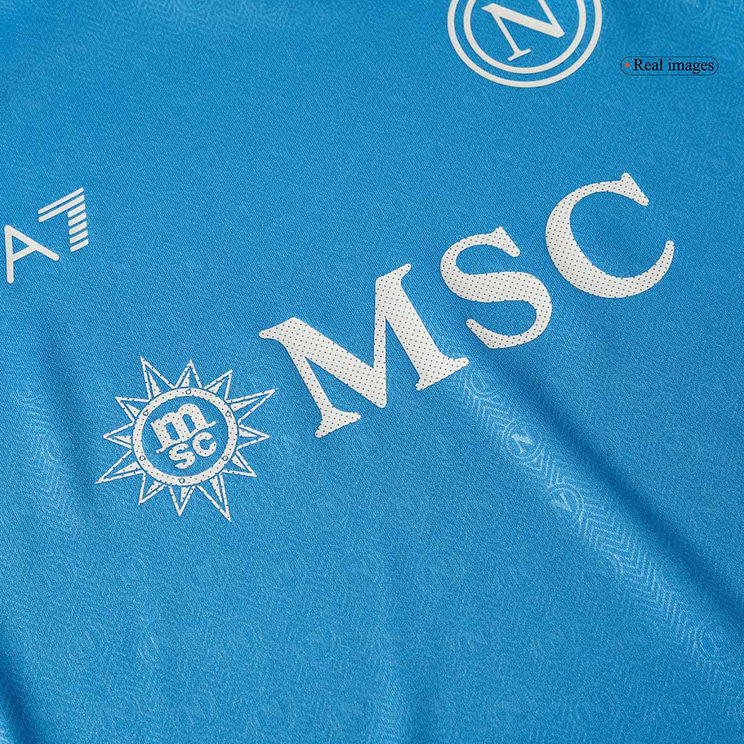 Kit de fútbol para niños: Camiseta local del Napoli (camiseta y pantalones cortos) 2024/25