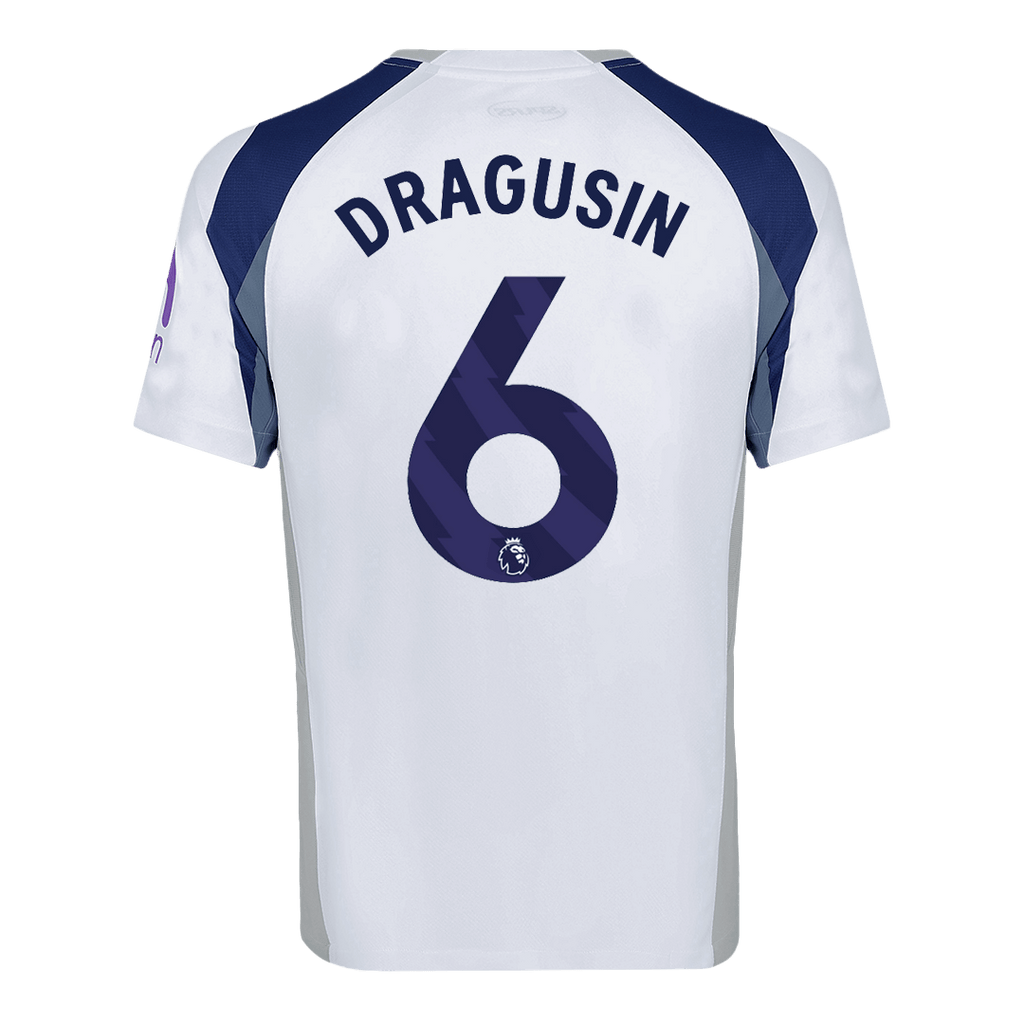Maillot de football DRAGUSIN #6 Tottenham Hotspur Domicile 2025/26 Blanc