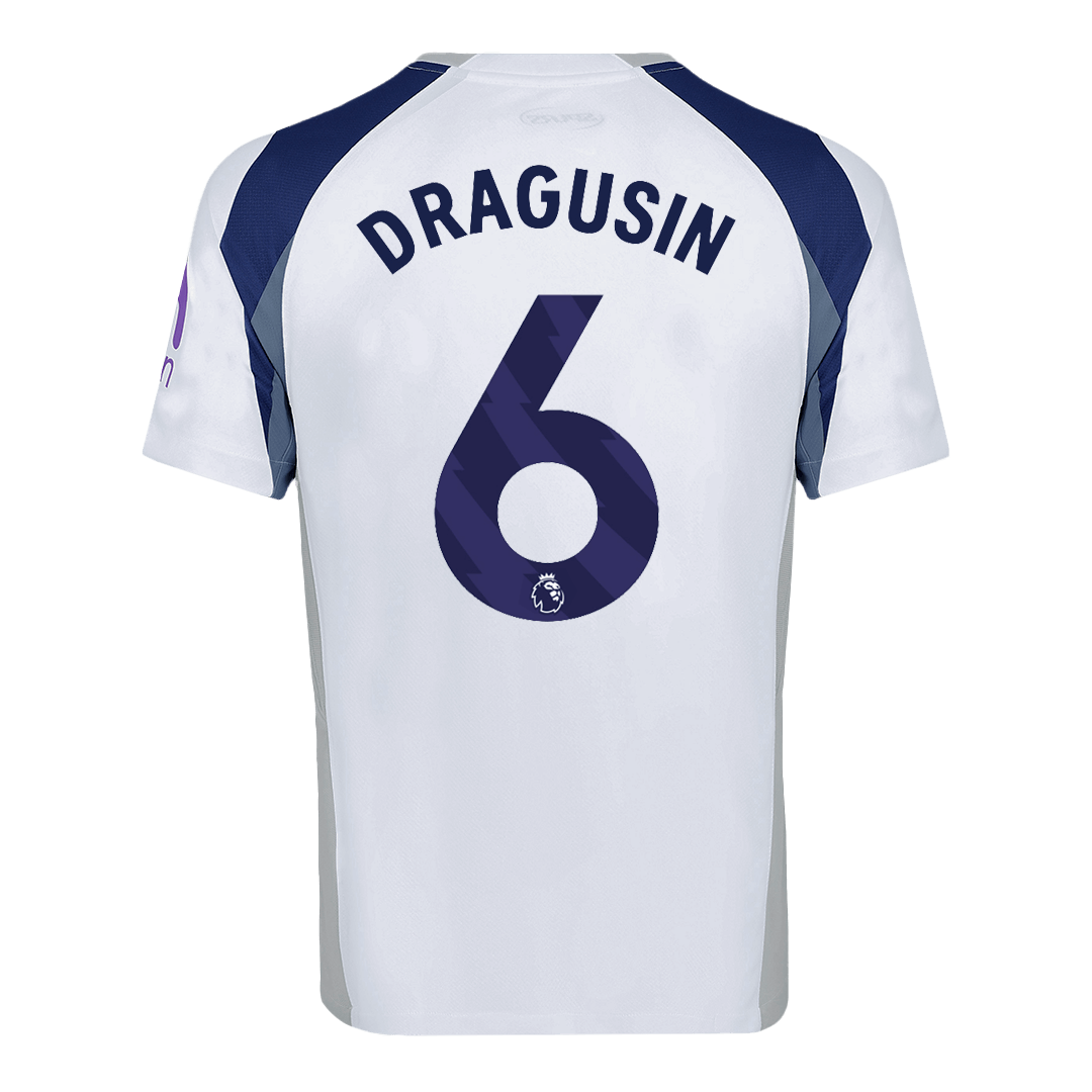Maillot de football DRAGUSIN #6 Tottenham Hotspur Domicile 2025/26 Blanc