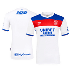 Maillot de football extérieur des Glasgow Rangers 2025/26 blanc