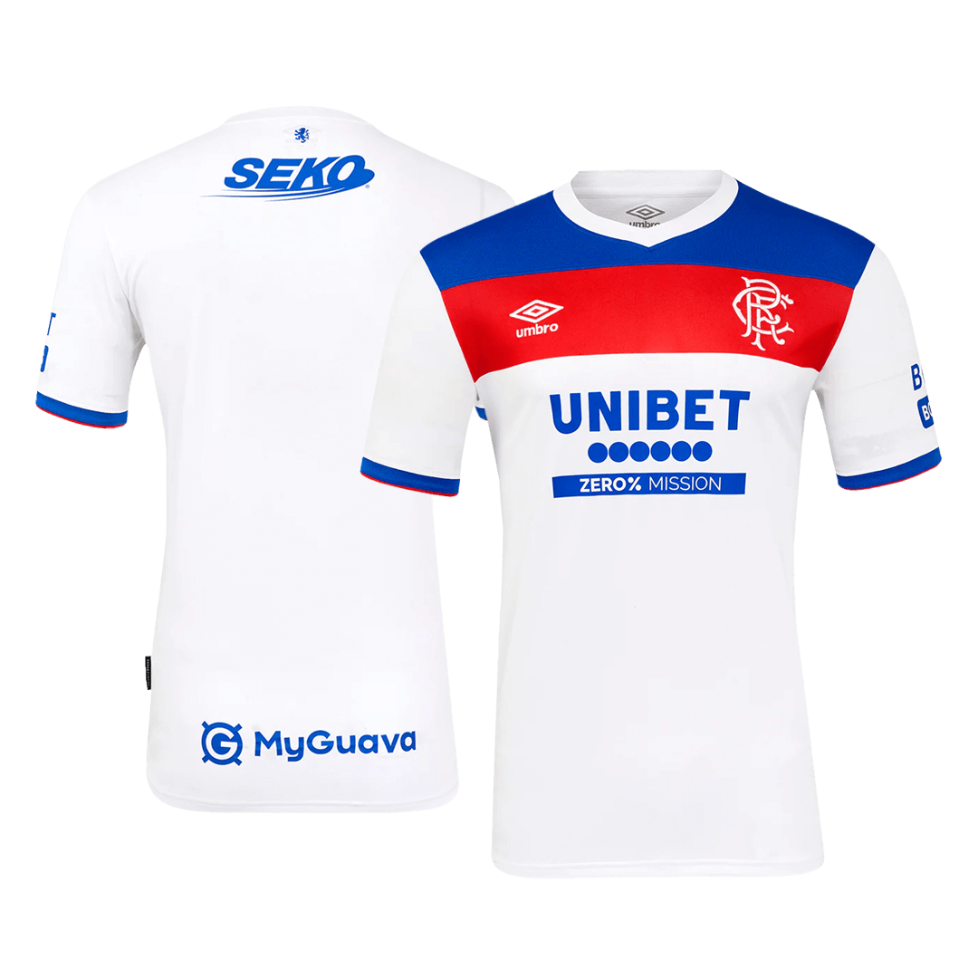 Maillot de football extérieur des Glasgow Rangers 2025/26 blanc