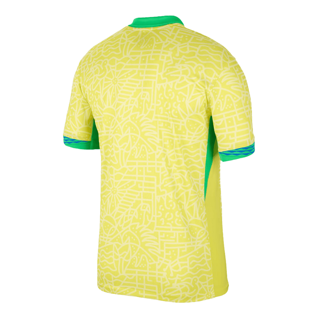 Soccer Kits Brazil Home Soccer Jersey Copa America 2024