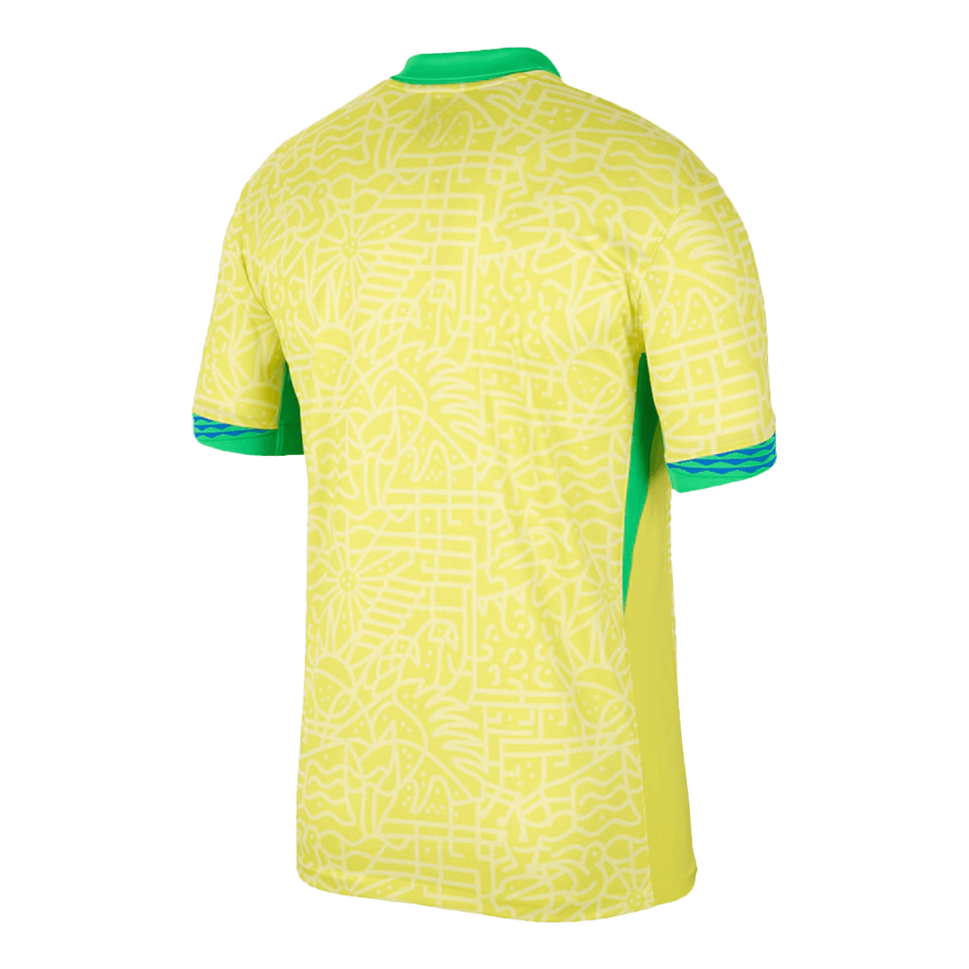Soccer Kits Brazil Home Soccer Jersey Copa America 2024