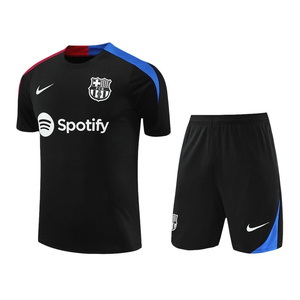 Soccer Kits Barcelona Pre-Match Soccer Jersey Kit(Jersey+Shorts) 2024/25
