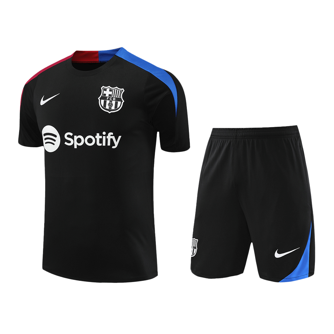 Soccer Kits Barcelona Pre-Match Soccer Jersey Kit(Jersey+Shorts) 2024/25