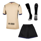 Soccer Kits Barcelona Away Soccer Jersey Kit(Jersey+Shorts+Socks) 2025/26 Yellow&Black