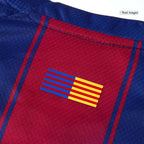Maillot de football domicile Barcelone pour enfant (maillot, short, chaussettes) 2025/26 rouge et bleu