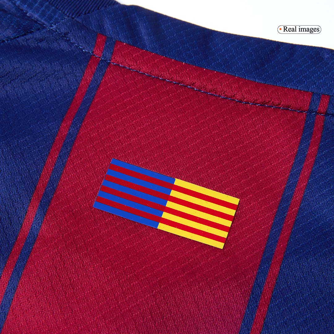 Maillot de football domicile Barcelone pour enfant (maillot, short, chaussettes) 2025/26 rouge et bleu