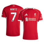 Kits de fútbol WIRTZ #7 Liverpool Home Soccer Jersey 2025/26 Rojo