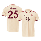 Maillot de football extérieur Bayern Munich 3e division MÜLLER #25 2024/25