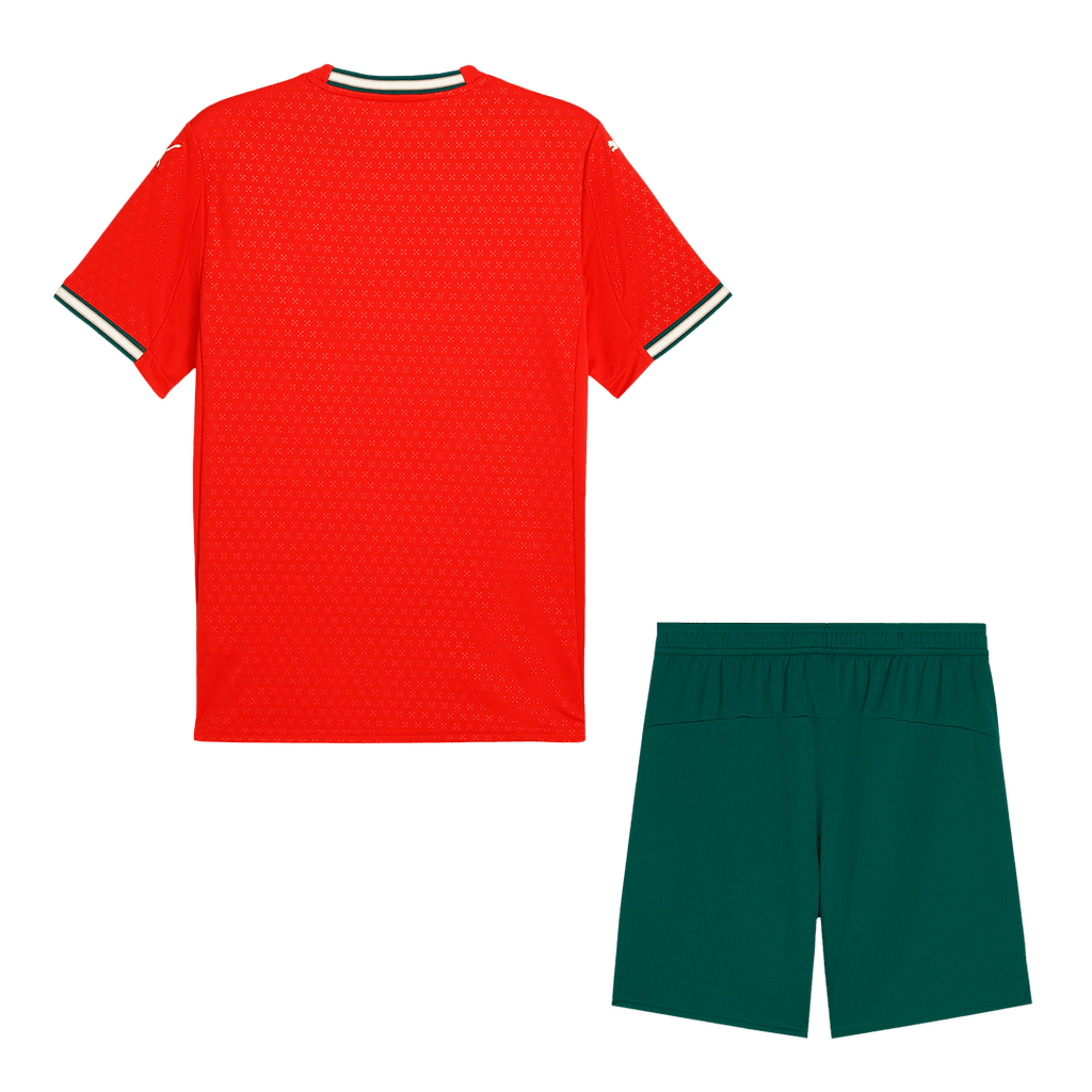 Kits de fútbol: Camiseta de fútbol local de Portugal (camiseta y pantalones cortos) 2025