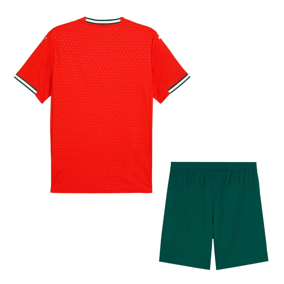 Kits de fútbol: Camiseta de fútbol local de Portugal (camiseta y pantalones cortos) 2025