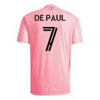Maillot de football DE PAUL #7 Inter Miami Domicile 2025 Rose