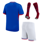 Kits de fútbol para niños: Camiseta local de Francia (camiseta, pantalones cortos y calcetines) para la Eurocopa 2024