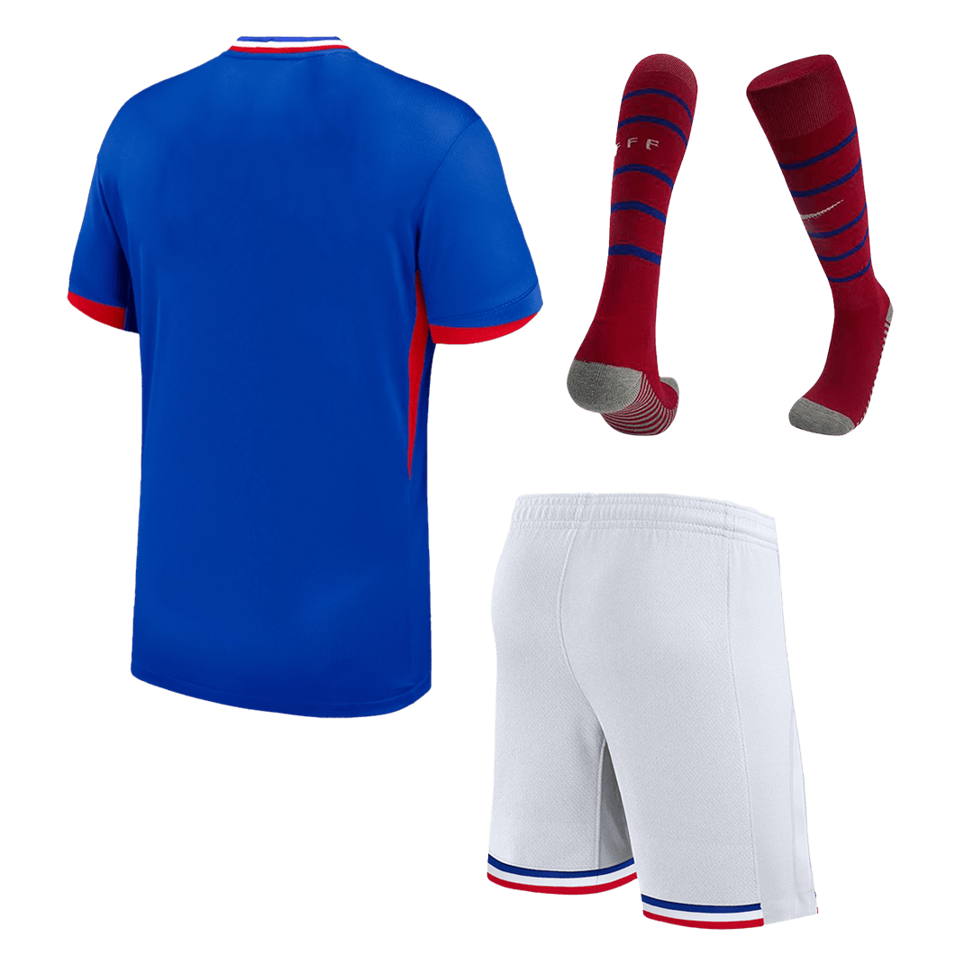 Maillot de foot domicile France Enfant (Maillot + Short + Chaussettes) Euro 2024