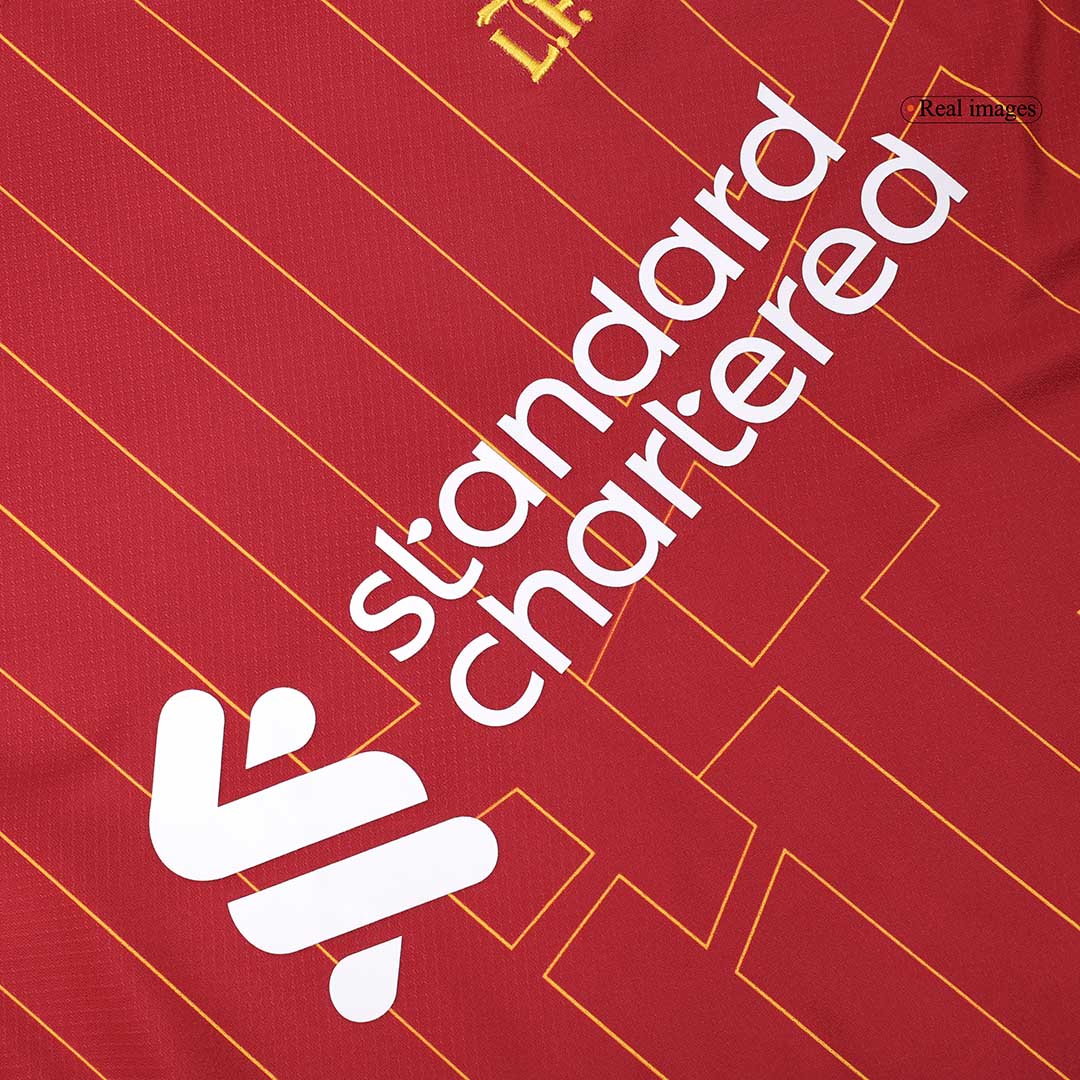 Soccer Kits CHAMPIONS #20 Liverpool Home Soccer Jersey 2024/25 Red