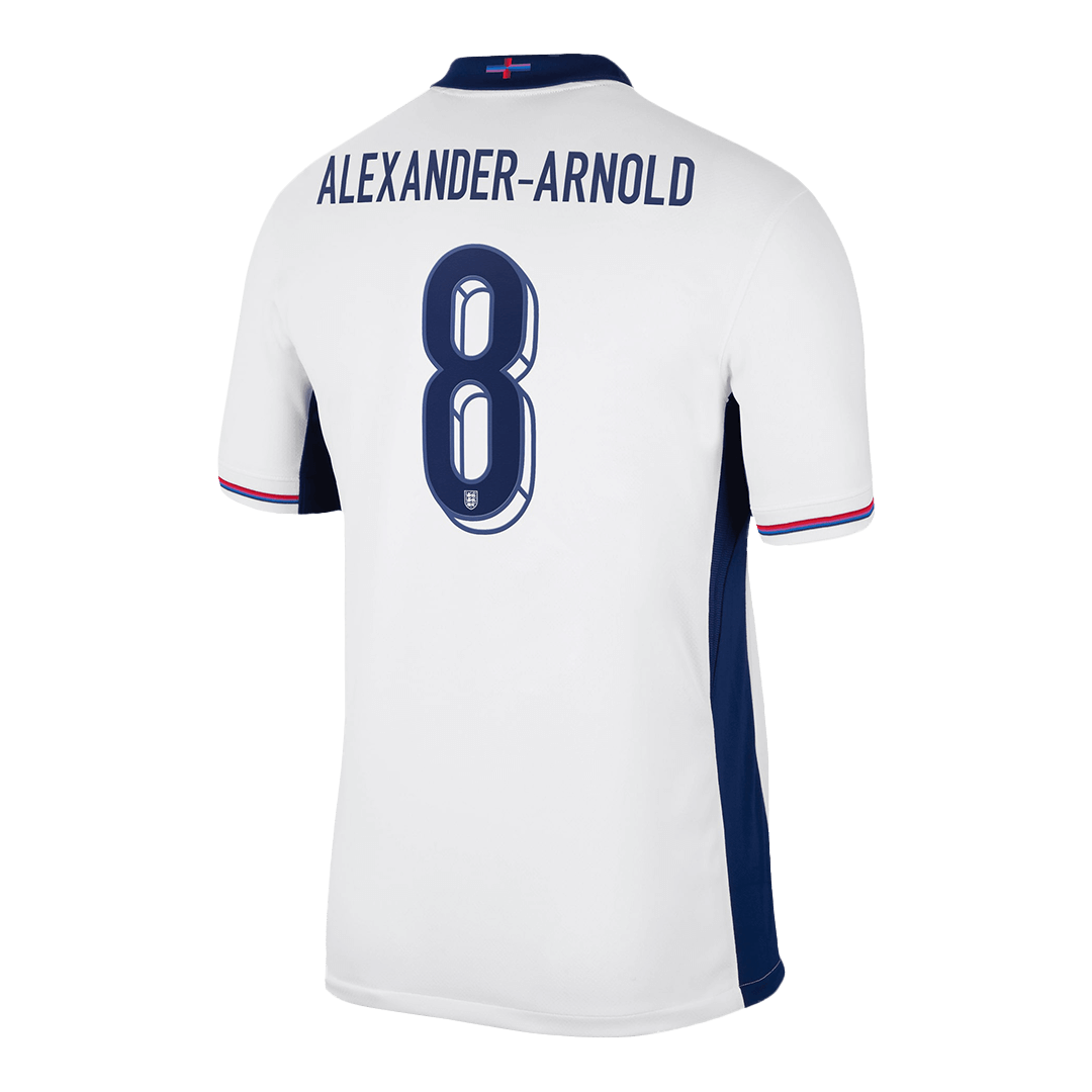 Soccer Kits ALEXANDER-ARNOLD #8 England Home Soccer Jersey Euro 2024