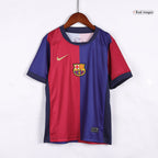 Maillot de football domicile Barcelone enfant (maillot + short) 2024/25 avec logo Spotify sans texte