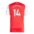Kits de football GYÖKERES #14 Maillot de football Arsenal Domicile 2025/26 Rouge
