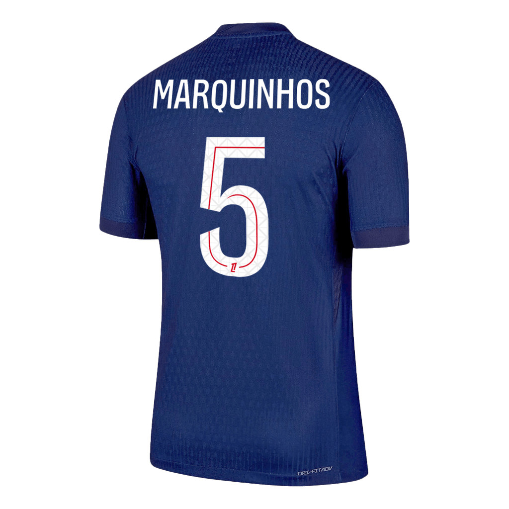 Soccer Kits Authentic MARQUINHOS #5 PSG Home Soccer Jersey 2025/26 Navy