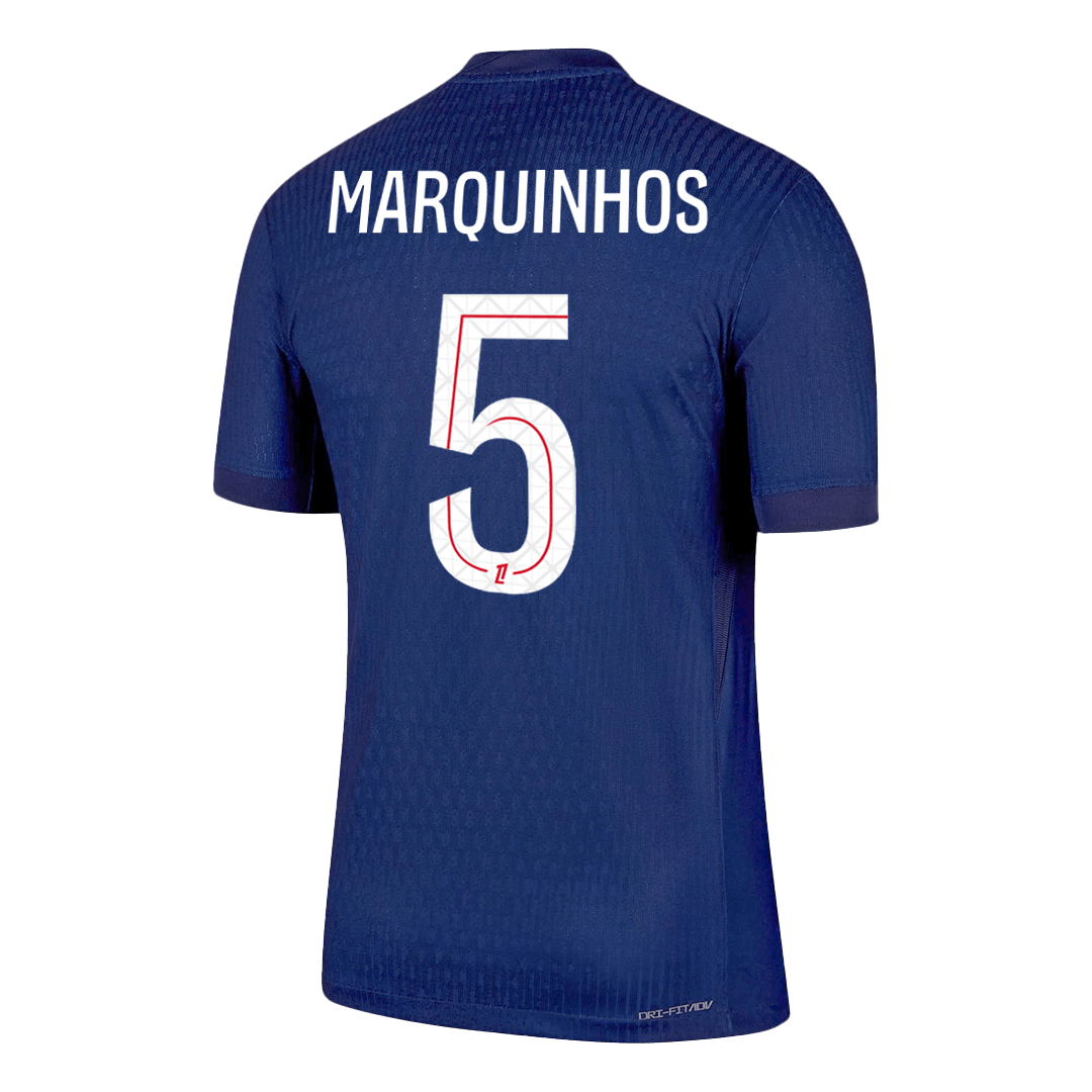 Soccer Kits Authentic MARQUINHOS #5 PSG Home Soccer Jersey 2025/26 Navy