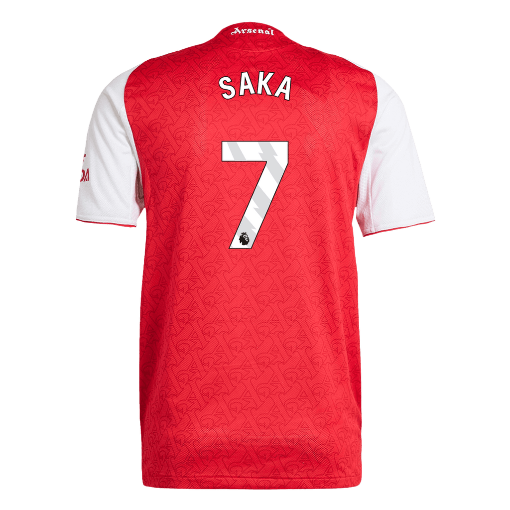 Soccer Kits Authentic SAKA #7 Arsenal Home Soccer Jersey 2025/26 Red