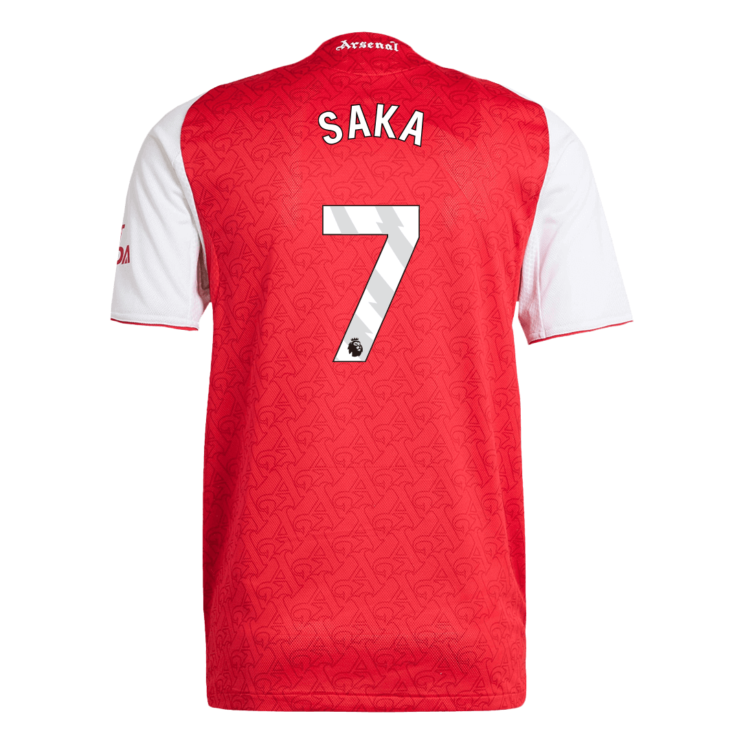 Soccer Kits Authentic SAKA #7 Arsenal Home Soccer Jersey 2025/26 Red