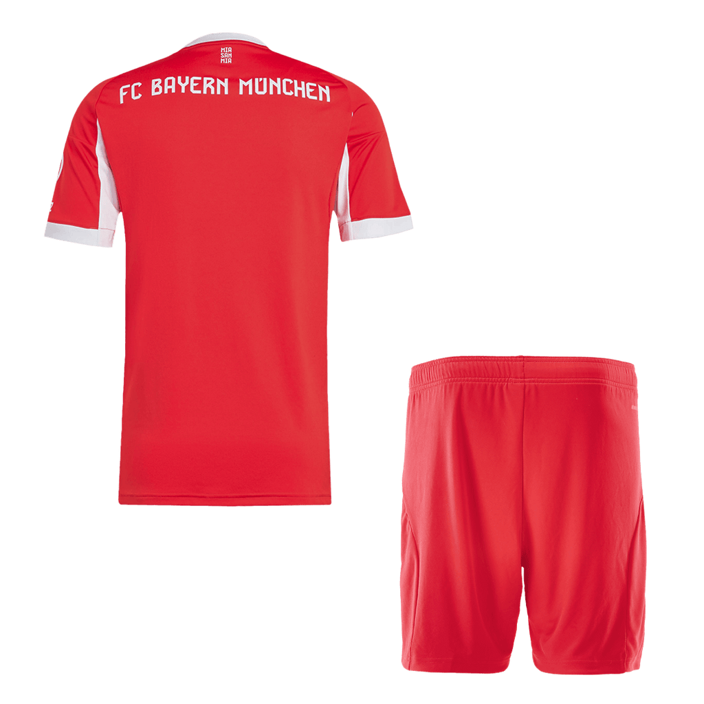 Soccer Kits Bayern Munich Home Soccer Jersey Kit(Jersey+Shorts) 2025/26 Red