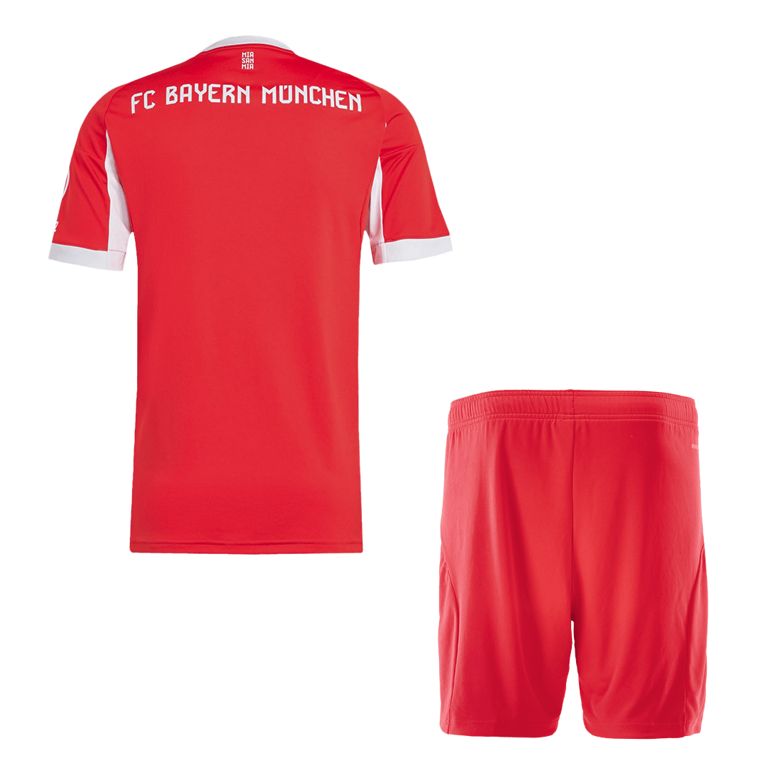 Soccer Kits Bayern Munich Home Soccer Jersey Kit(Jersey+Shorts) 2025/26 Red
