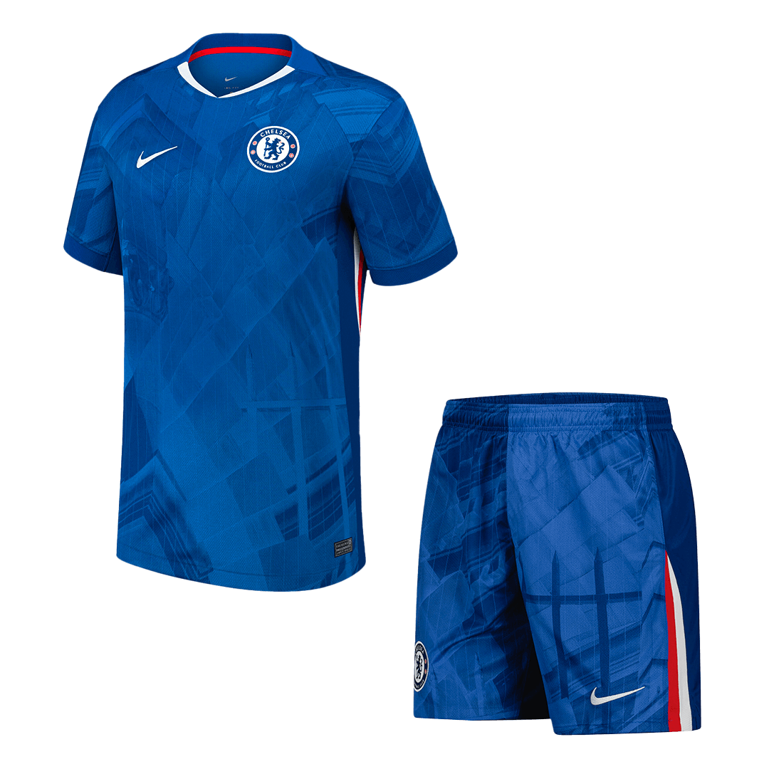 Soccer Kits Chelsea Home Soccer Jersey Kit(Jersey+Shorts) 2025/26 Blue