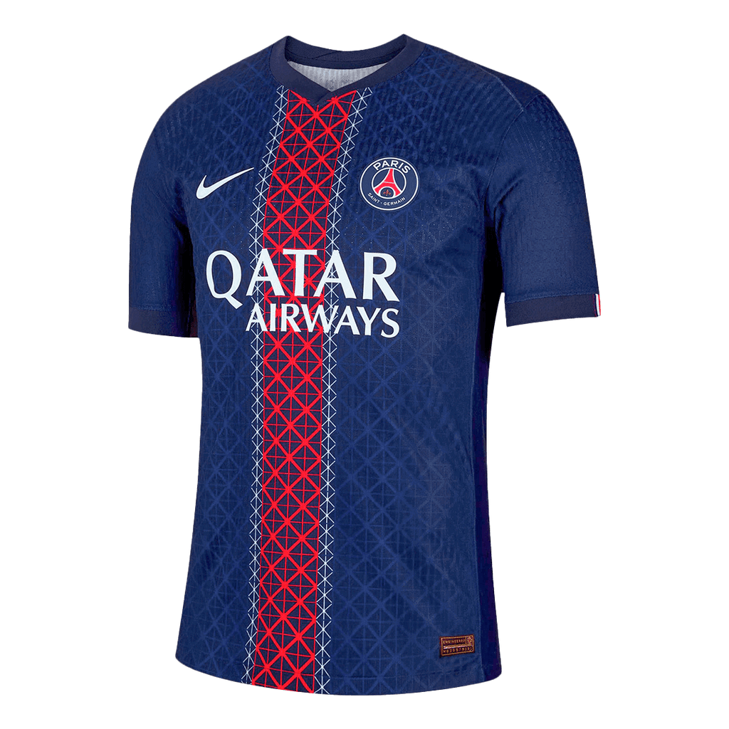 Soccer Kits Authentic KVARATSKHELIA #7 PSG Home Soccer Jersey 2025/26 Navy