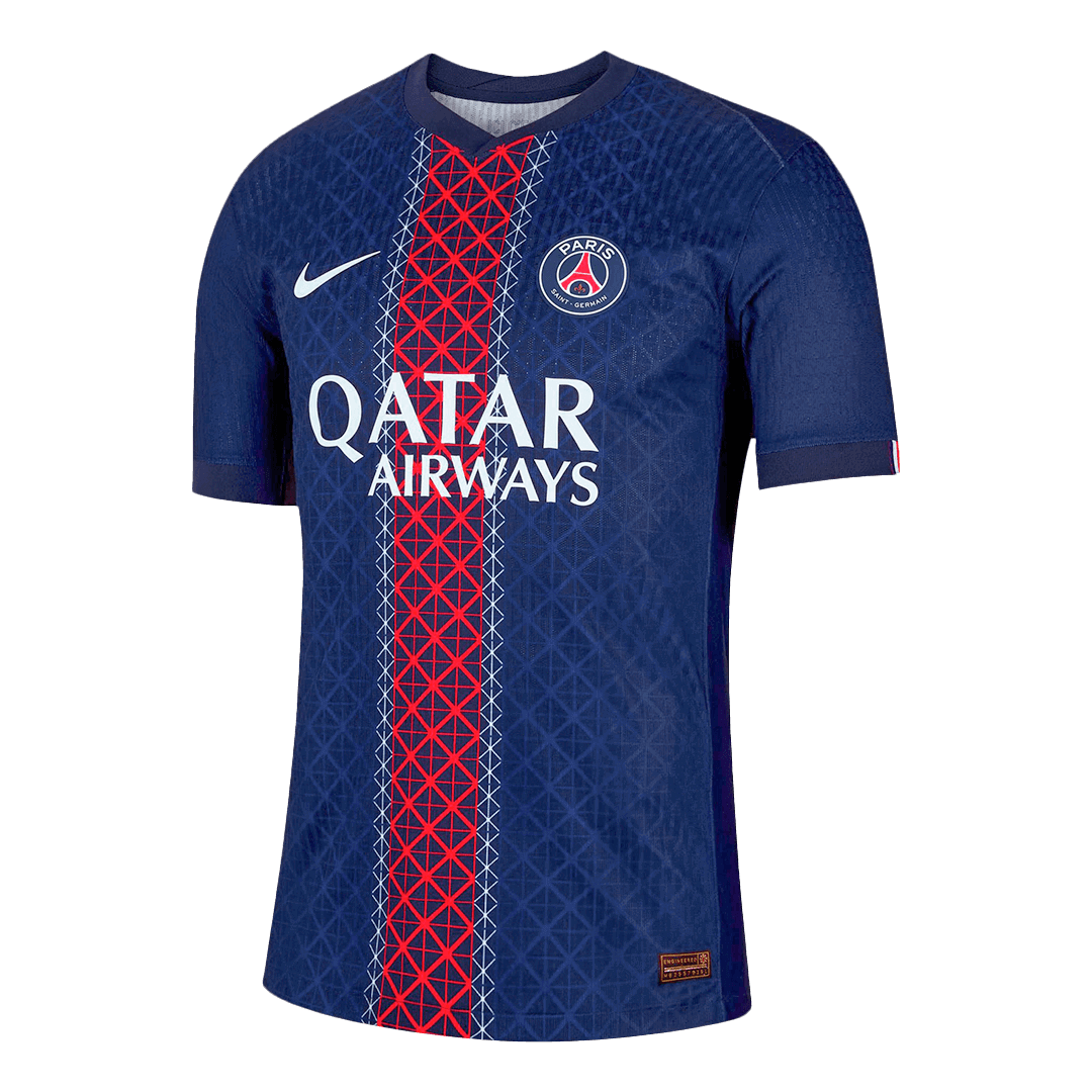 Soccer Kits Authentic KVARATSKHELIA #7 PSG Home Soccer Jersey 2025/26 Navy