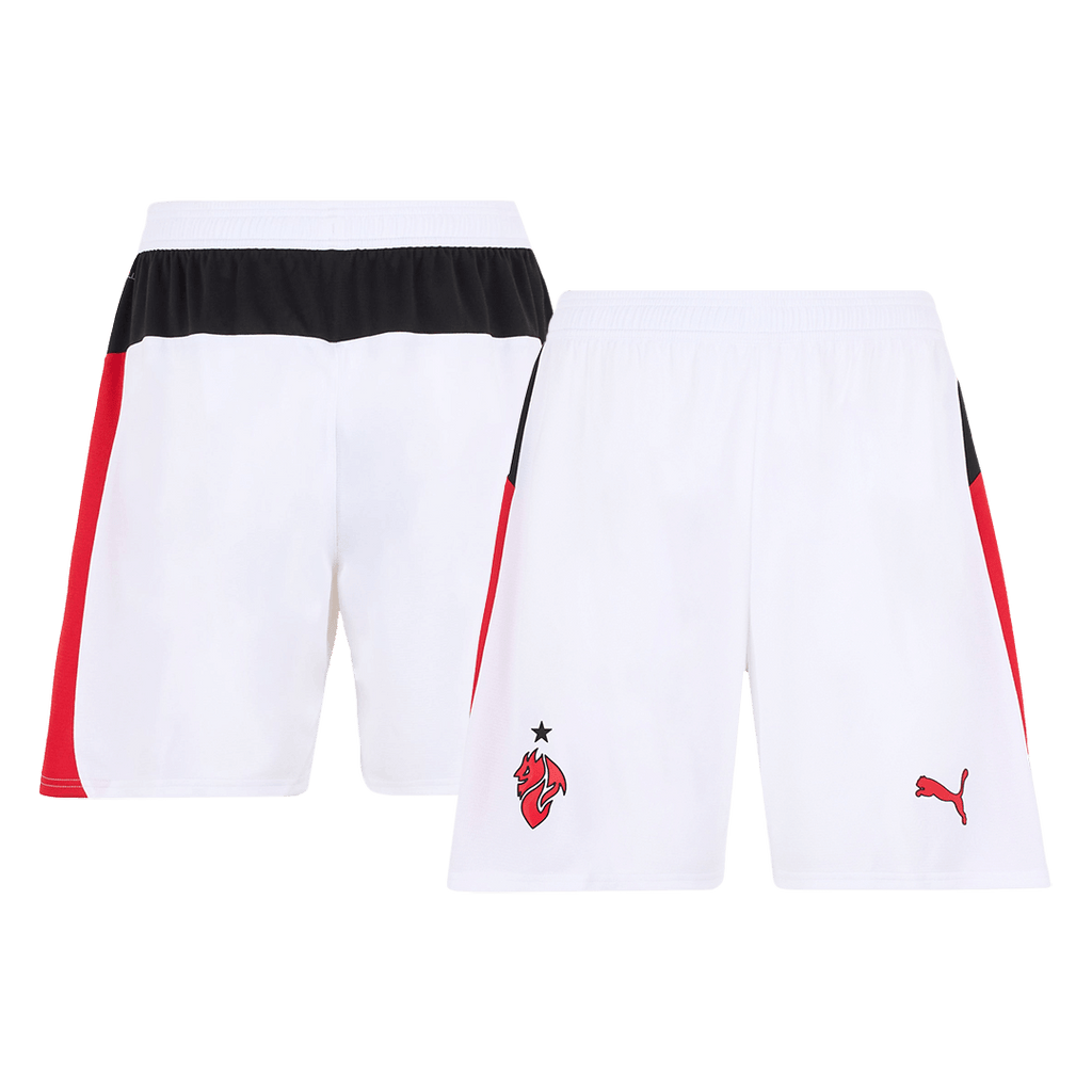 Soccer Kits AC Milan Away Soccer Shorts 25/26 White