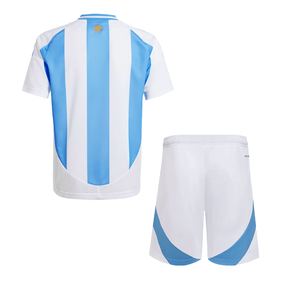 Maillot de football domicile Argentine pour enfant (maillot + short) 2024