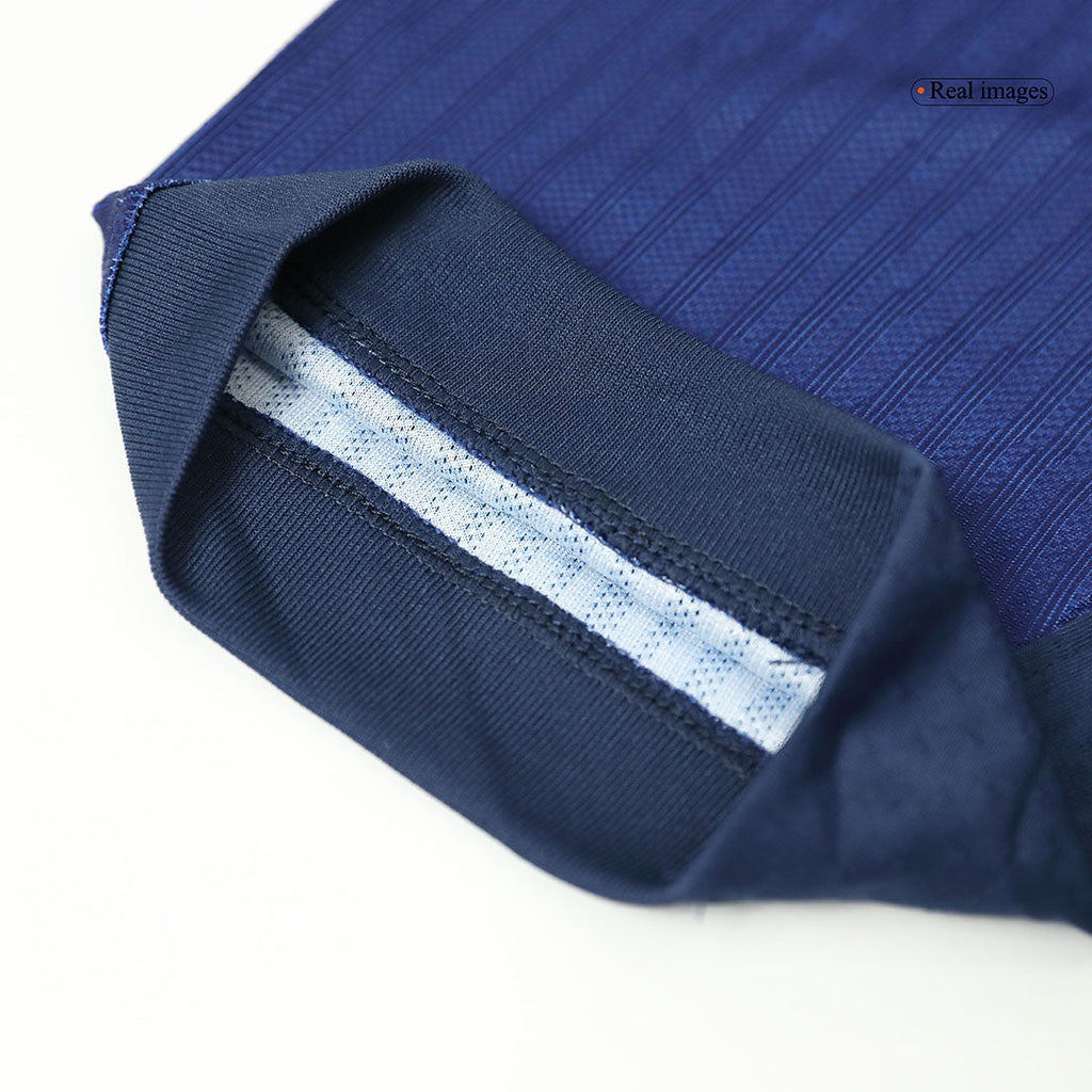 Camiseta de fútbol Raphinha #11, camiseta local del Barcelona 2024/25, roja y azul - UCL (logotipo de Spotify sin texto)