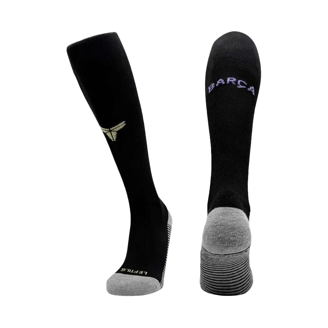 Maillots de football pour enfants 25/26 Barcelone Extérieur Chaussettes Noir