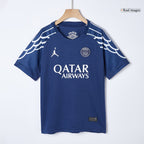 Camiseta de fútbol infantil de visitante del PSG (camiseta y pantalón corto) 2024/25, color azul marino