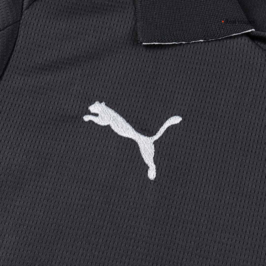 Camiseta de visitante del Manchester City para niño (camiseta y pantalón corto) 2025/26, color negro