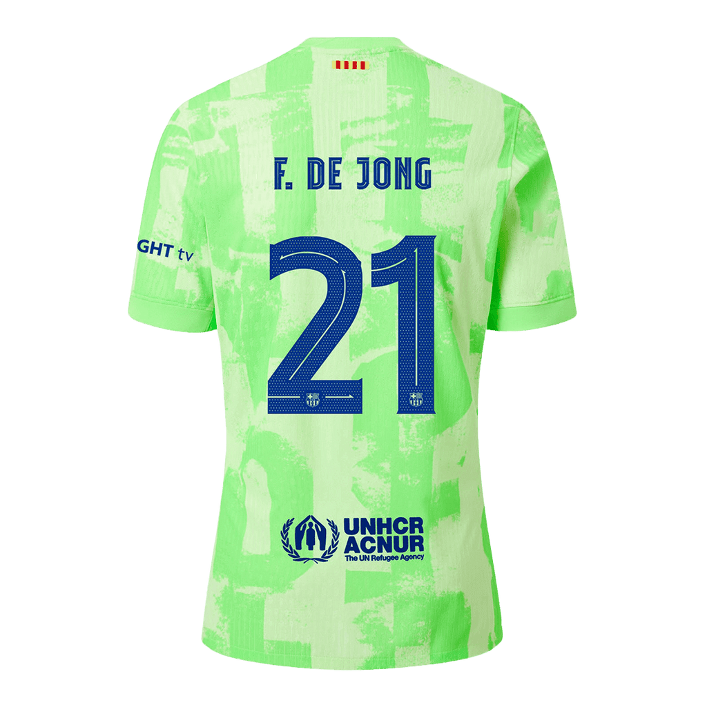Soccer Kits Authentic F.DE JONG #21 Barcelona Third Away Soccer Jersey 2024/25 - UCL