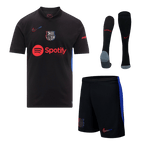 Soccer Kits Barcelona Away Soccer Jersey Kit(Jersey+Shorts+Socks) 2024/25