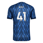 Maillot de football extérieur authentique Arsenal RICE #41 2025/26 Bleu