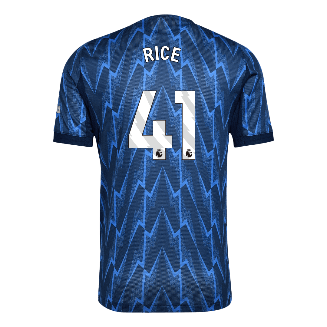 Camiseta de fútbol RICE #41 del Arsenal (visitante) 2025/26, color azul