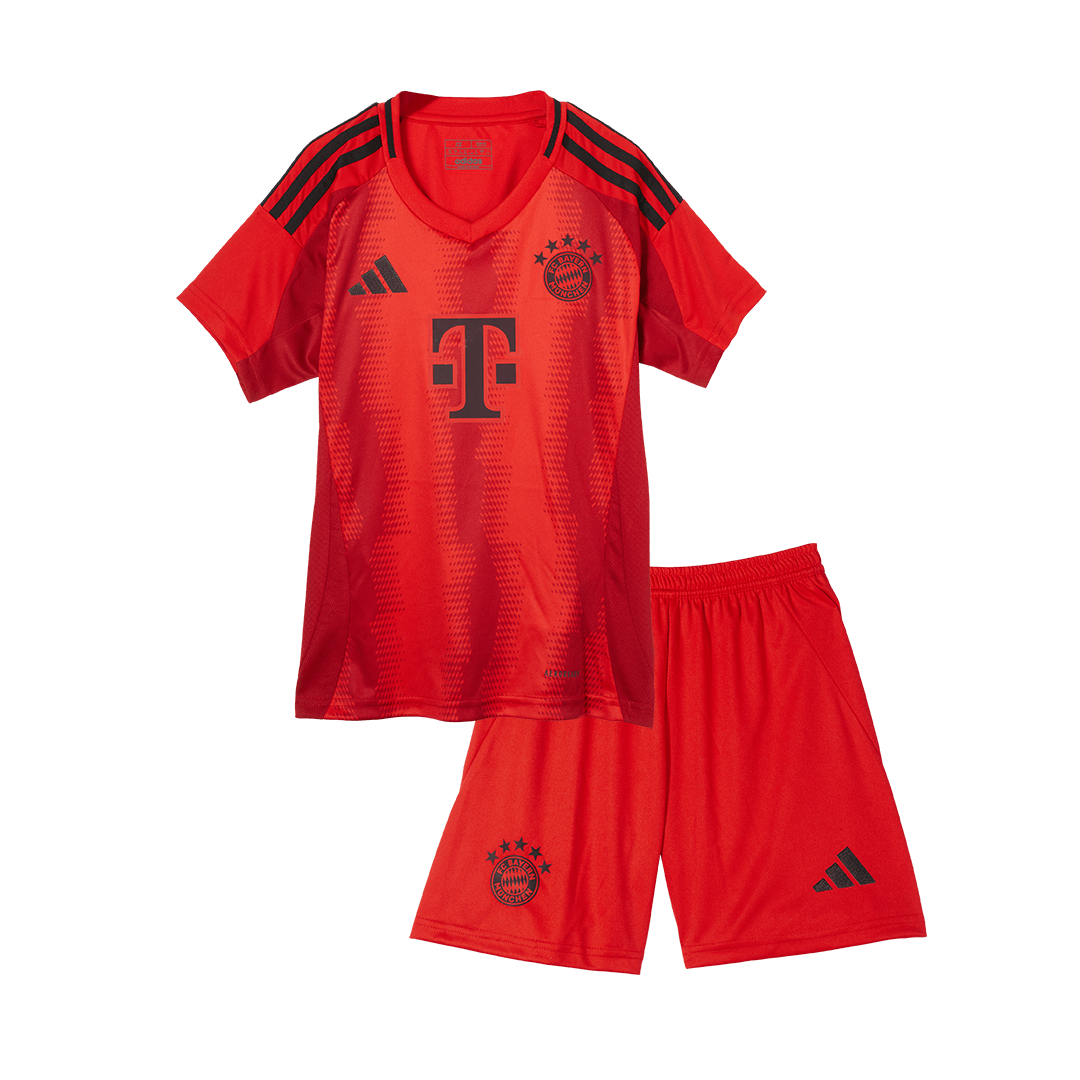 Maillot de football domicile Bayern Munich 2024/25 pour enfant (maillot + short) Rouge