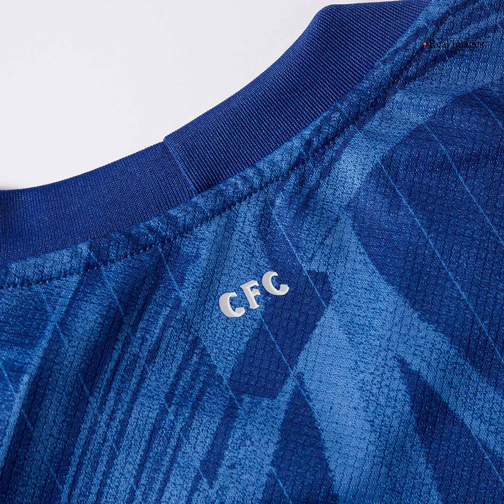 Soccer Kits WORLD CHAMPIONS #25 Chelsea Home Soccer Jersey 2025/26 Blue - with chest badge