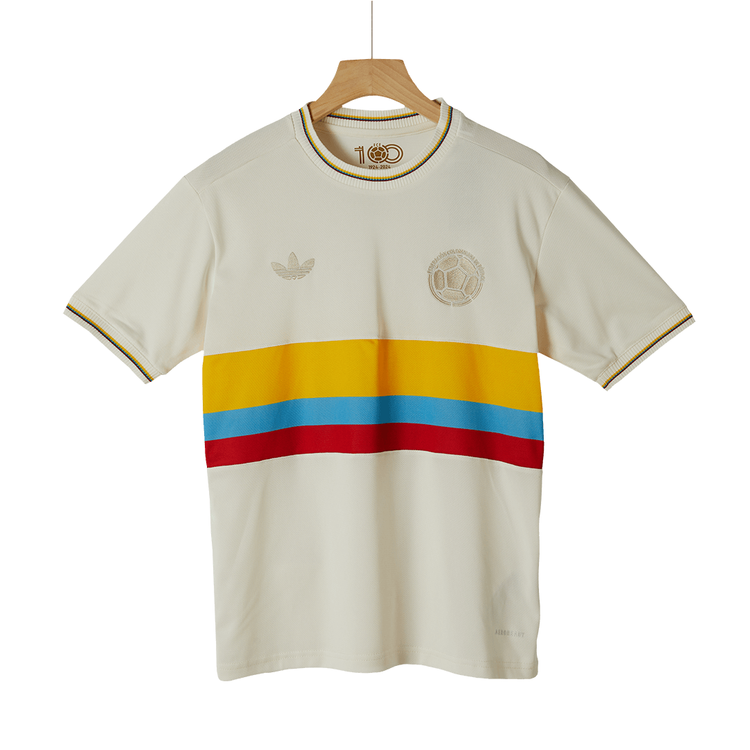 Soccer Kits Colombia Soccer Jersey Kit(Jersey+Shorts) 2024 - 100th Anniversary