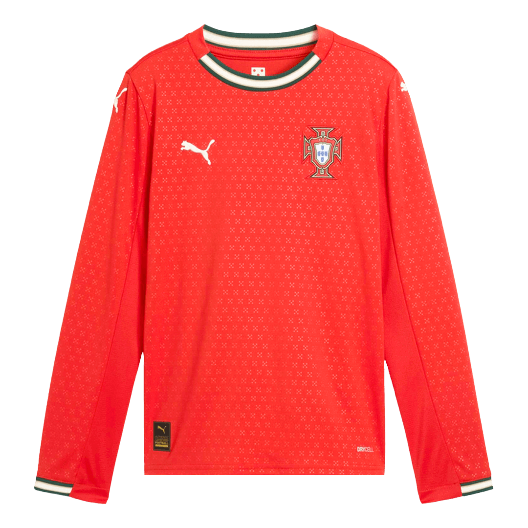 Camiseta de fútbol de manga larga de Portugal 2025 (rojo)